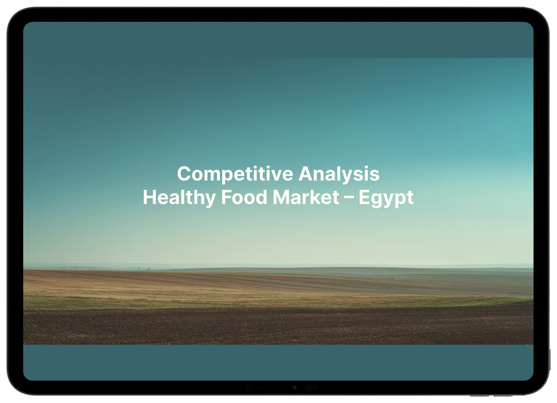 The competitive analysis & GTM strategy shown on an iPad